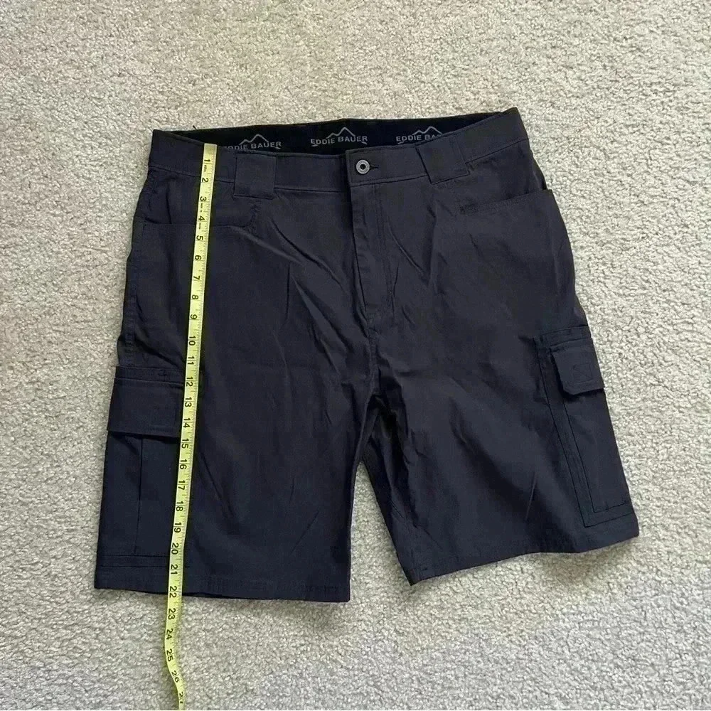 Eddie Bauer Cargo Short Gray Men’s Size 38 Flex Waist Outdoor Active 10” Inseam